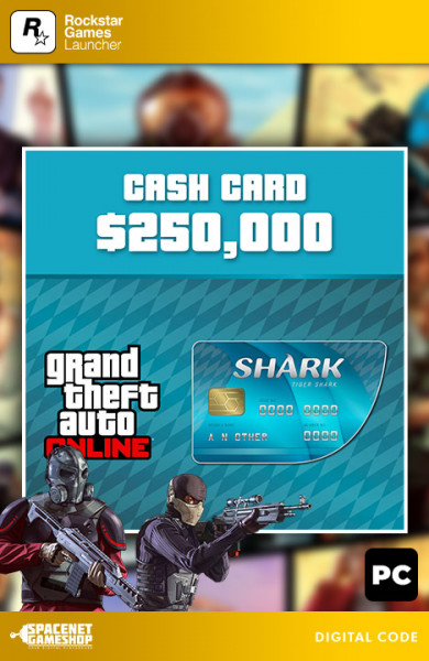 Grand Theft Auto V GTA 5 Online: Tiger Shark Cash Card PC